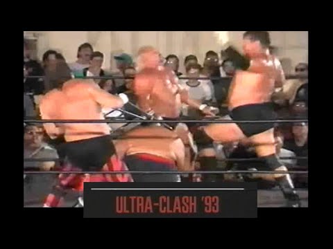 Abdullah The Butcher Kevin Sullivan Vs Terry Funk Stan Hansen ECW 1993 