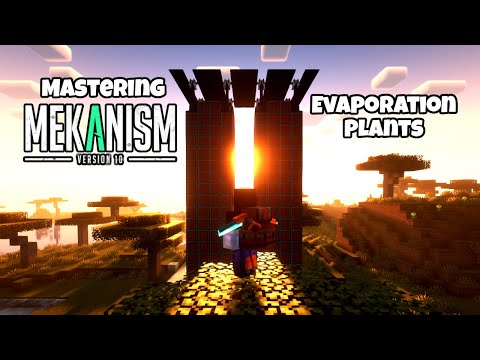 Mastering MEKANISM 10 Ep 6 Max EVAPORATION Plants for Brine and Lithium | Minecraft 1.20.1