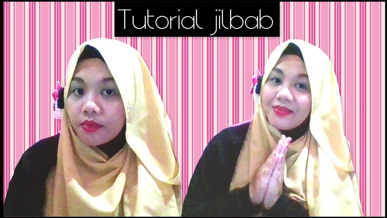 Tutorial jilbab pashmina tanpa peniti 