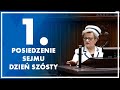 1. Posiedzenie Sejmu - dzień szósty, 29 listopada 2023 r. image