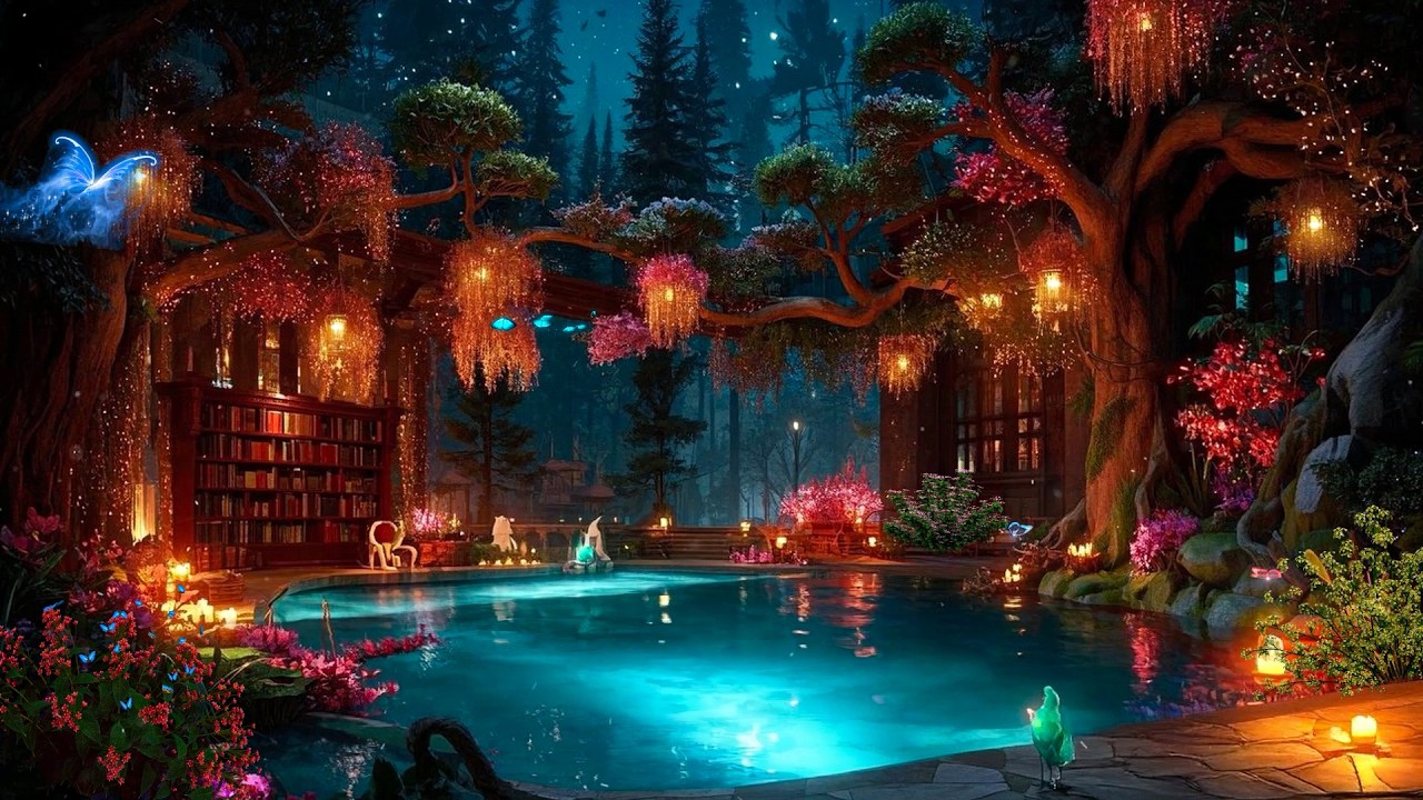 Magical Fairy Village - Music & Ambience | Mystical Woods Ambience for Deep Focus