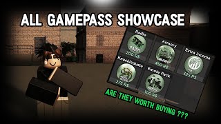 Showcasing ALL GAMEPASSES In CRIMINALITY | Criminality