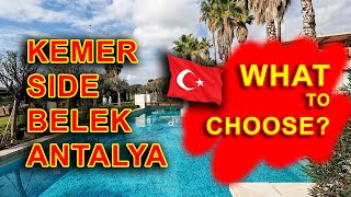 Antalya, Side, Belek or Kemer - Which Turkish Resort Is Best For You?