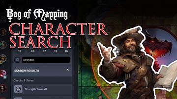 Bag of Mapping VTT: How to find your character abilities
