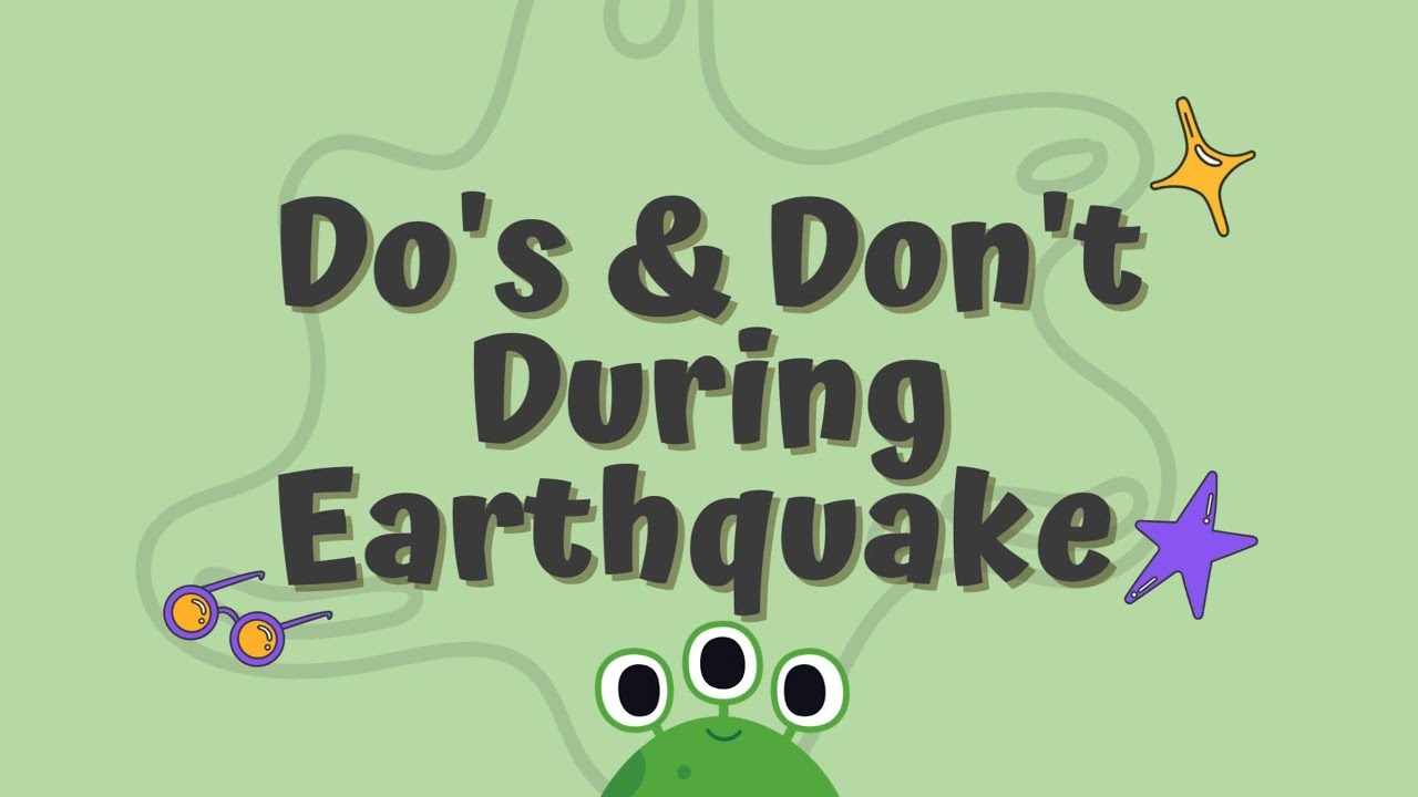 Do's & Don't During Earthquake |🎓Knowledge Earthquake | Educational ...