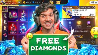 I Tried Apps That Give FREE DIAMONDS 💎 | 5000 Diamonds?! 😱| Free Fire Telugu #dfg #freefire screenshot 2