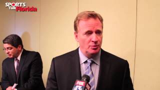 NFL Commissioner Roger Goodell on a Tampa Super Bowl and the future of broadcast