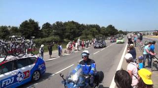 Tour de France - Le peloton arrive !! Laval 2013