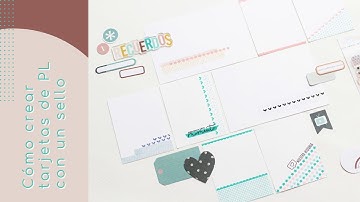 Cómo crear tarjetas de Project Life con un sello de Bordes