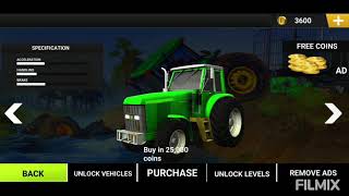 ट्रैक्टर वालो गेम खिलियो | Cargo Tractor Trolley Simulator  Farming game 2020 screenshot 5