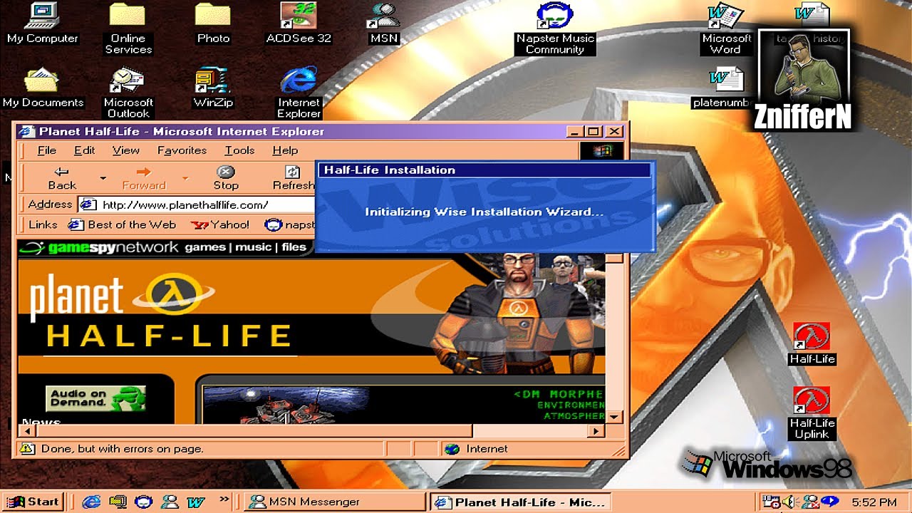 Half-Life Install 1999