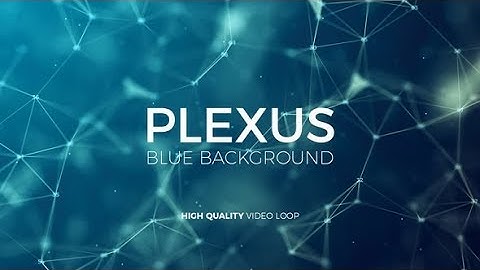 Plexus Blue Background | Videohive Project Templates
