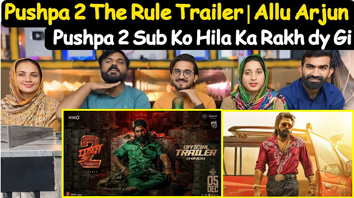 Reaction On Pushpa 2 - The Rule Trailer (Hindi) | Allu Arjun | Sukumar | Rashmika Mandanna