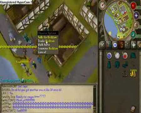 Me getting 99 fletching + skill cape.