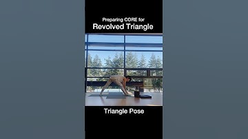 Preparing CORE for Revolved Triangle Pose #core #mobility #corestrength #yoga #yogapractice