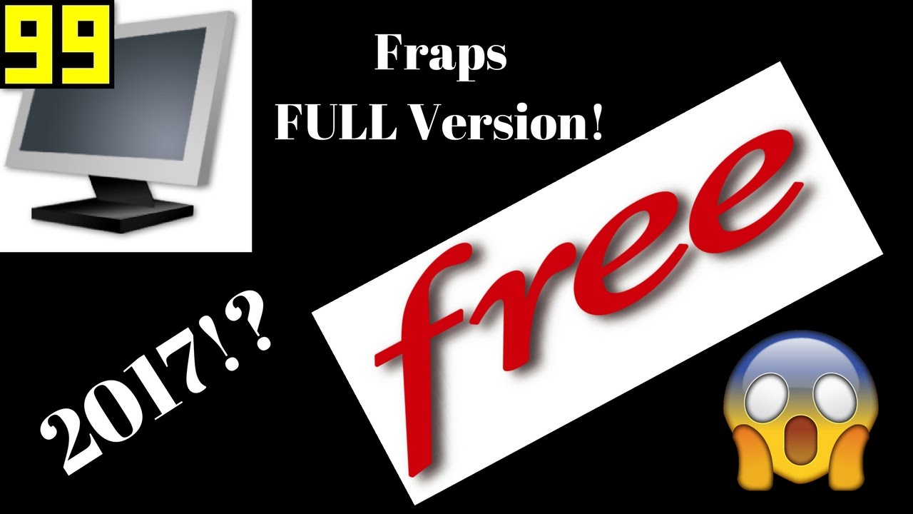 Fraps Full version FREE DOWNLOAD 2017!!! WINDOWS 10!
