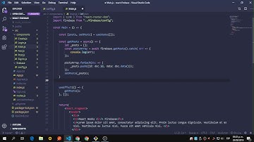 React / Hooks / Firebase / Auth #6 (Fetch the Posts and some Styling)