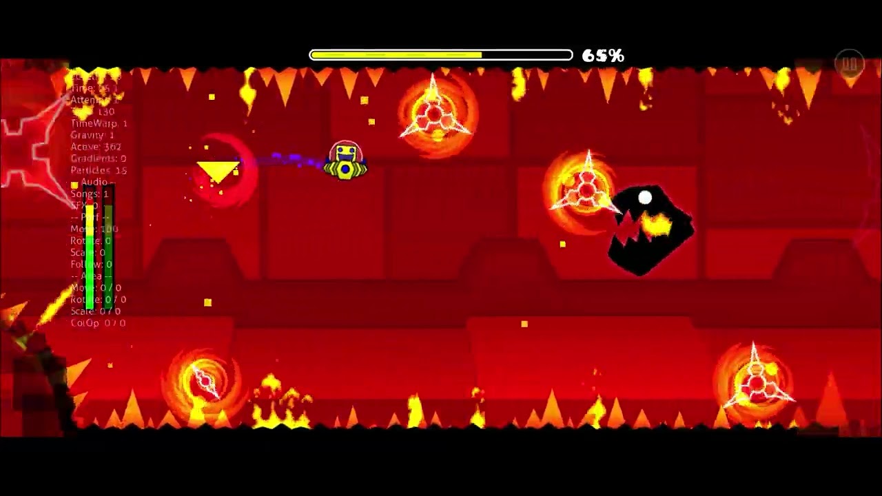 Level 20 Geometry Dash Lite Deadlocked - YouTube