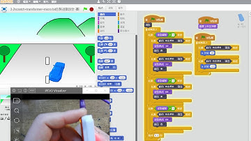 3-2scratch+transformer+micro bit自製遊戲設計-賽車8加上汽車運動座標