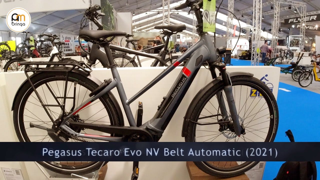 Pegasus Tecaro Evo NV Belt Automatic (2021) [city/trekking pedelec] -  Ambringa Ebike Videók - YouTube