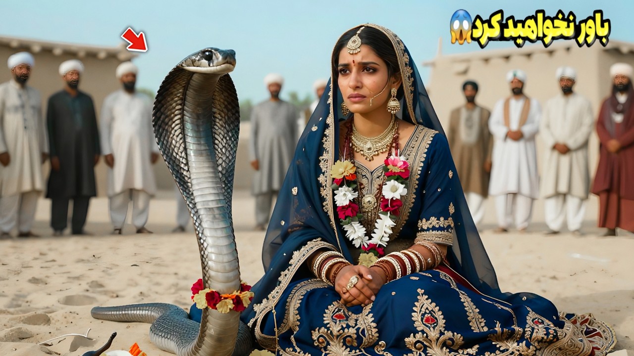 زن جوان بیوه با یک مار ازدواج کرد 😱 اما وقتی می فهمد که آن مار در شب با او چه کرده، شوکه می شود! 😱