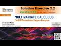Multivariate Calculus | Exercise 2.2 (4 to 8) | Dr. Nauman Khalid | Partial Derivatives
