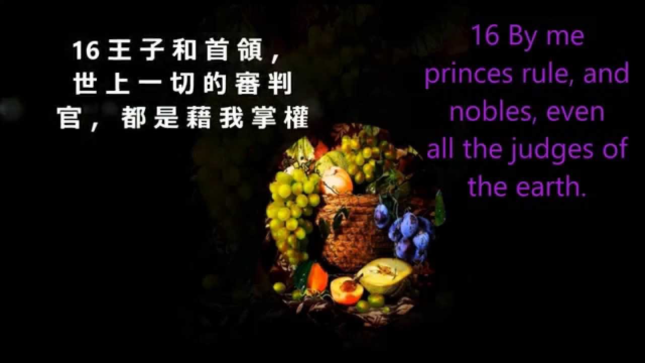 proverbs-8-1-36-languages-chinese-english-youtube