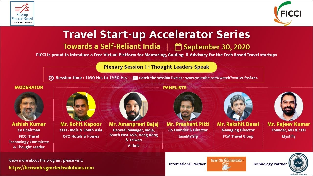 Travel Startup Accelerator Series: Thought Leaders Speak on Future of Travel & Tourism