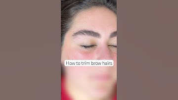 #brows #trim #browtips #eyebrows #browexpert #browproducts #beforeandafter #browshaping #shorts #cut