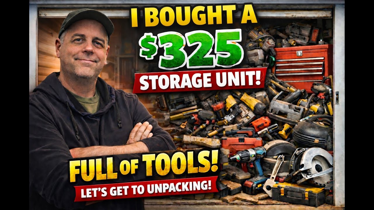 I Risked $325 on a Storage Unit Auction… TOOLS EVERYWHERE