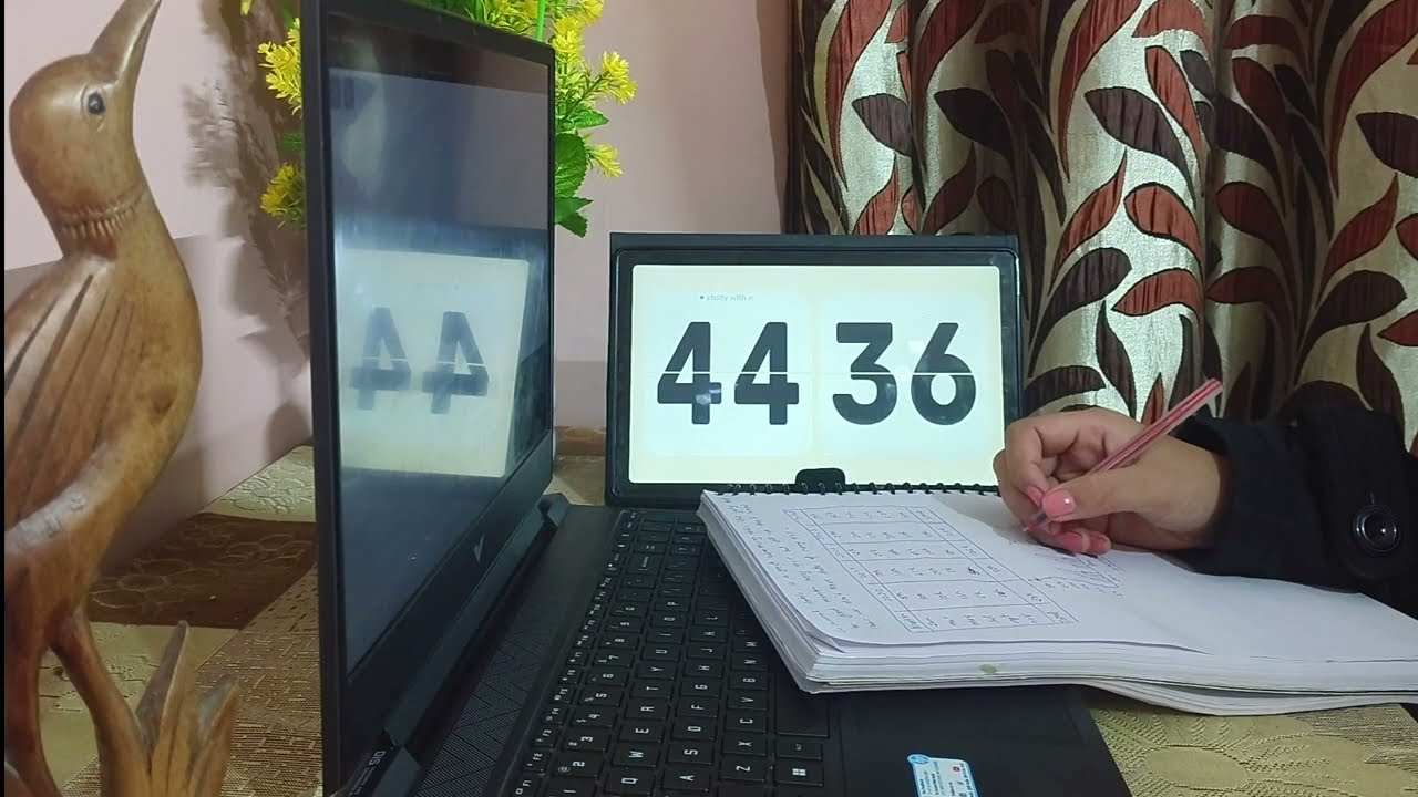 3 HOURS STUDY WITH ME/ Pomodoro ⏱️/ Rain sounds/ night motivation🌛 