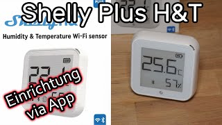 Connect the Shelly Plus H&T Wi-Fi humidity and temperature sensor to the Shelly app via Wi-Fi. screenshot 3