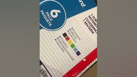 Amazon com  Oxford Spiral Notebook 6 Pack, 1 Subject, College Ruled Paper, 8 x 10 1 2 Inch