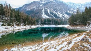 Grüner See Green Lake Lacul Verde - Austria, Steiermark - Winter - 4K