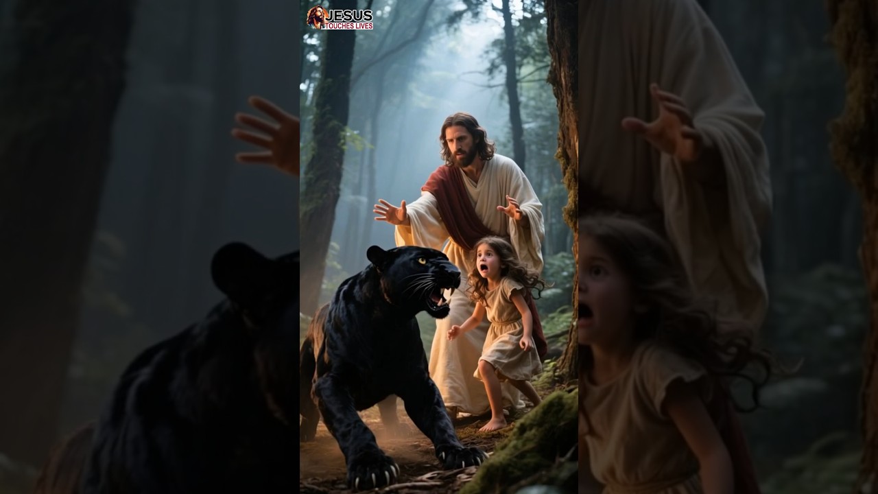 Faith Over Fear: Jesus Protects a Lost Girl from a Wild Jaguar’s Claws