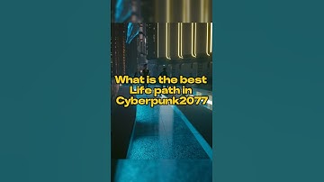 What is the BEST life path in cyberpunk2077? | #cyberpunk #cyberpunkclips #cyberpunk2077gameplay