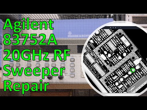 TSP #209 - Teardown, Repair & Analysis of an Agilent 83752A 10MHz - 20GHz RF Synthesized Sweeper