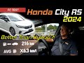 Honda City RS 2024 Fuel Consumption Test - Better Than Hybrid?! | YS Khong Driving