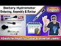 [Eng] Best Tool To Check Battery Health &amp; Gravity. Battery Hydrometer Unboxing, Assembly &amp; Review