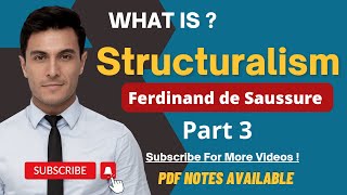 Structuralism Literary Theory | Part 3 | Structuralism by Ferdinand de Saussure