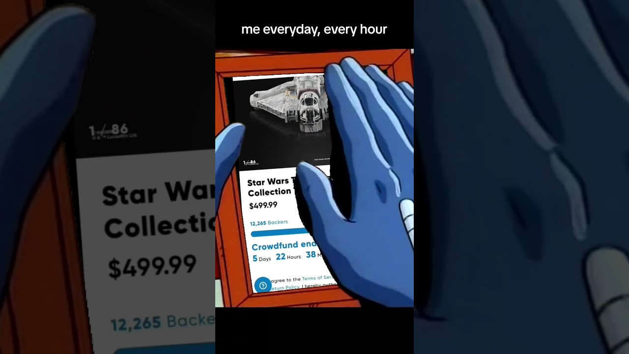 Waiting for that spike for Star Wars Haslab Ghost 