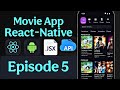 React Native Movie App Tutorial For Beginners – Episode 5: API Integration &amp; Data| Zero to Build