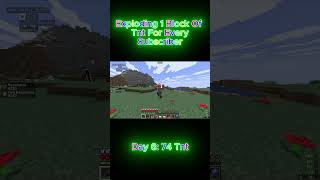 Exploding 1 Block Of Tnt For Every Subscriber