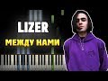 🎹 LIZER - Между Нами на пианино (разбор, ноты, midi и караоке)