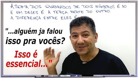 Agora você vai Gabaritar Problemas do 2º Grau - Prof Robson Liers - Mathematicamente