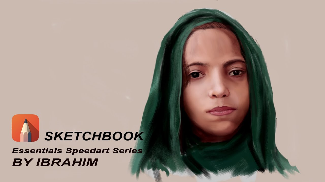 Cute Little Girl Simplicity Is The Real Beauty | Digital Drawing | Sketchbook | by Ibrahim