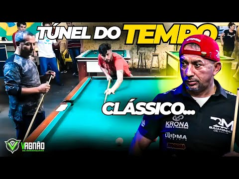 DIRETO DO TÚNEL DO TEMPO ! BAIANINHO X FELIPINHO NO MESÃO #sinuca #snooker