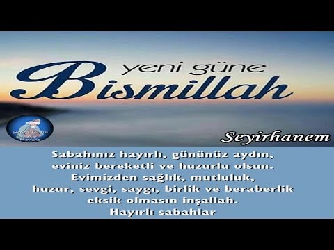 Yeni güne Bismillah... Sabahınız hayırlı, gününüz aydın, eviniz bereketli ve huzurlu olsun...