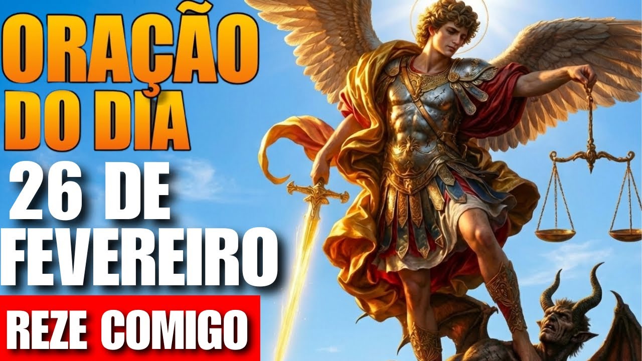 Oração de Hoje a São Miguel Arcanjo 💫 Reze Comigo!