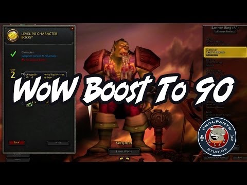 Video: World Of Warcraft Level 90 Personage-boosts Kosten 40